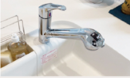 浄水器一体型シャワー水栓