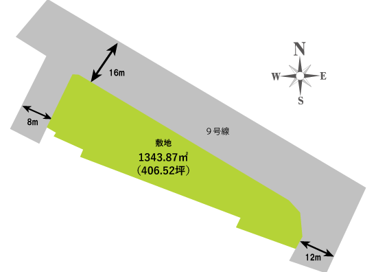 篠町篠下西山（仲介）　区画図
