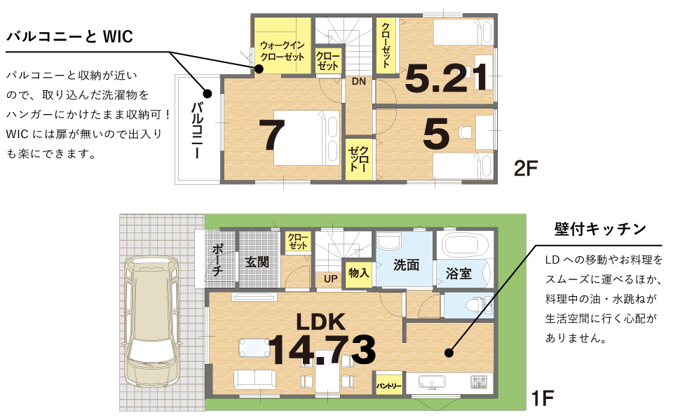 セントフローレンスタウン阪急松尾大社Ⅱ 間取り図Cプラン