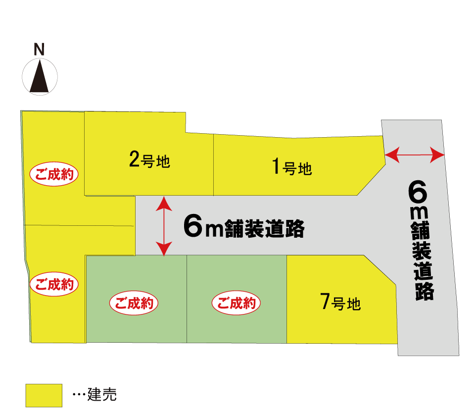 セントフローレンスタウンJR嵯峨嵐山駅南　区画図