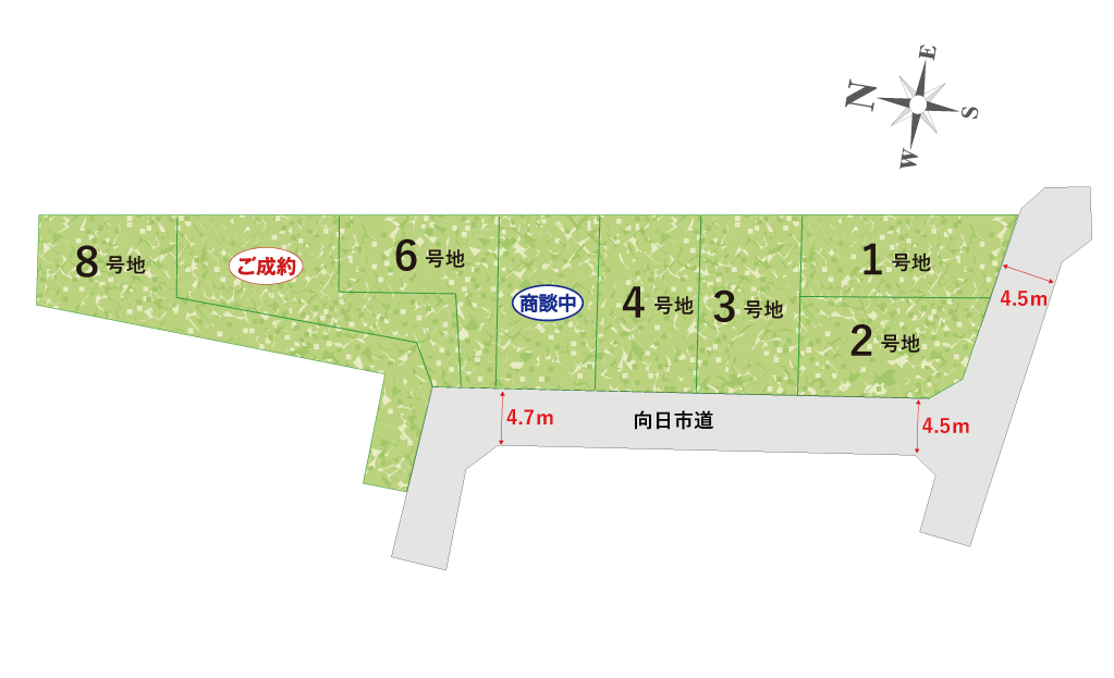セントフローレンスタウン阪急東向日駅 区画図