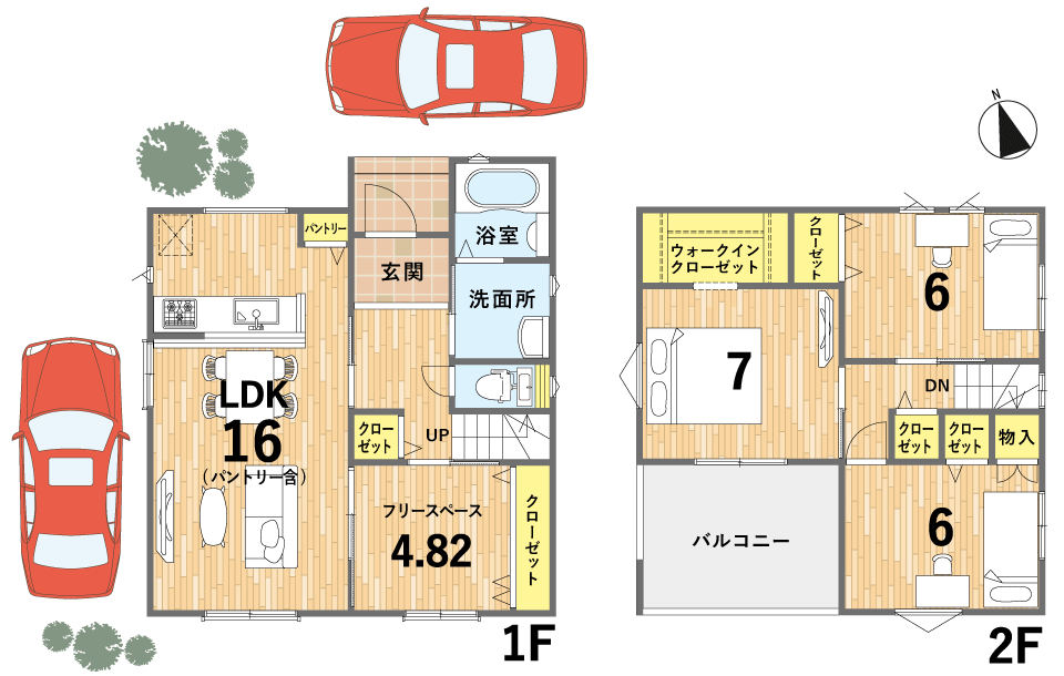 NAGOMIエリア　5街区1号地間取り図