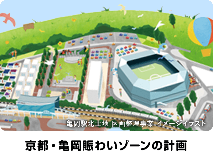 京都・亀岡賑わいゾーンの計画